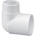 Lasco Fittings 0.75 in. Male Pipe Thread Socket 90 deg Elbow Street PV410007